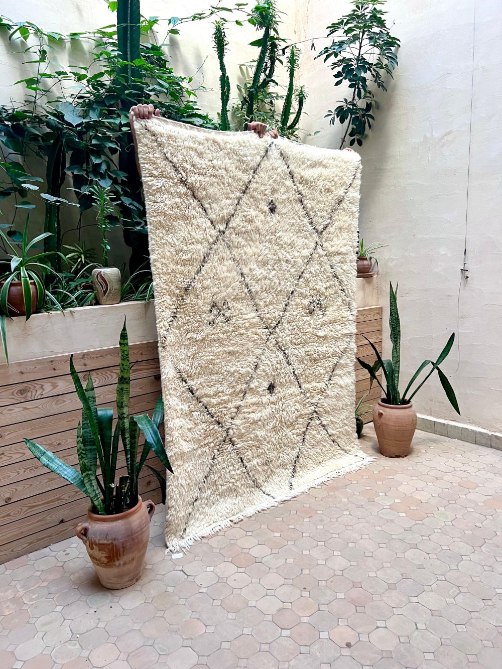 Moroccan Marmoucha Rug 200x145cm