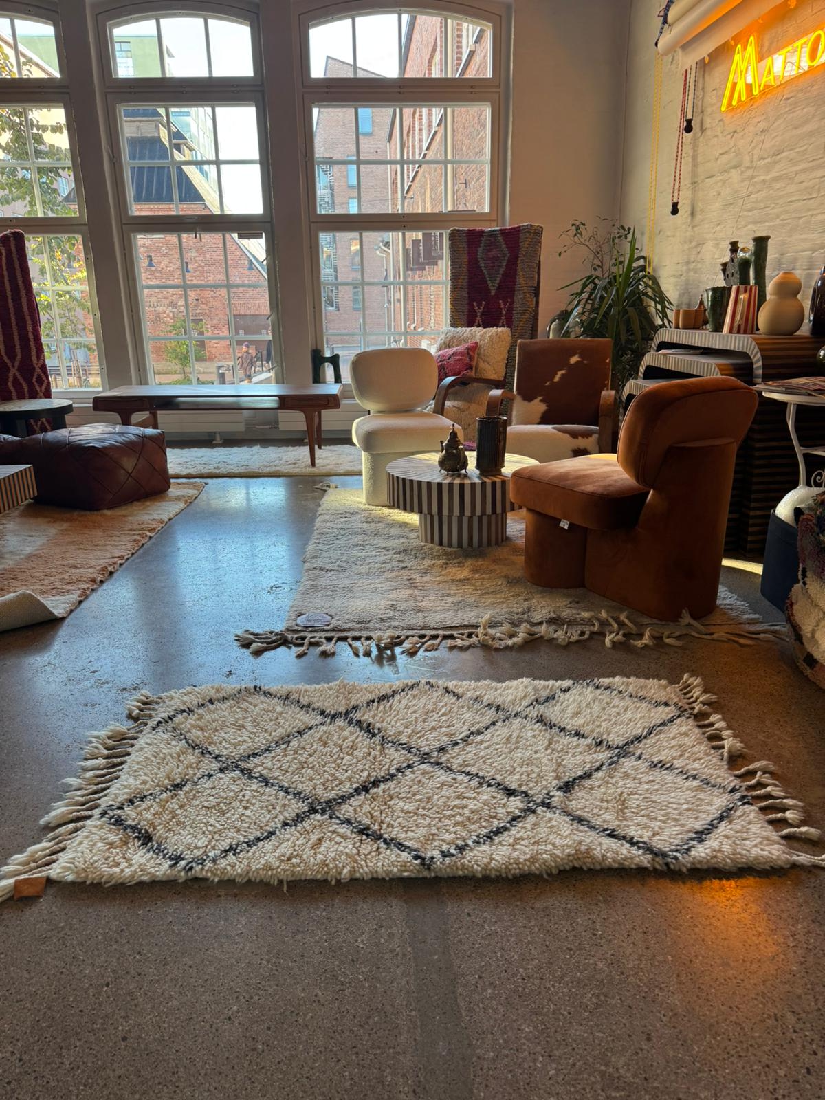 Moroccan Marmoucha Rug 145x75cm