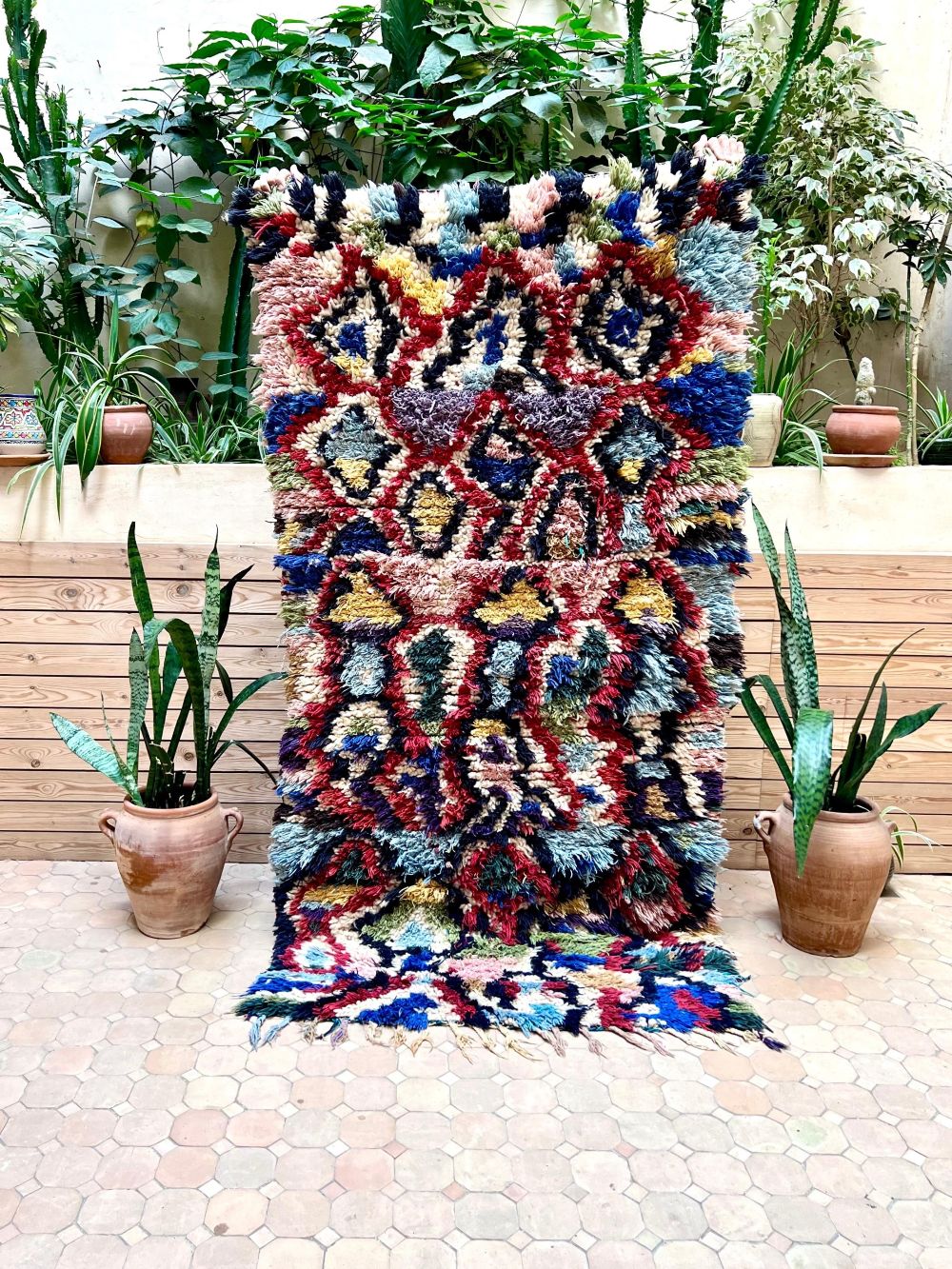 Moroccan Vintage Azilal Rug 200x100cm