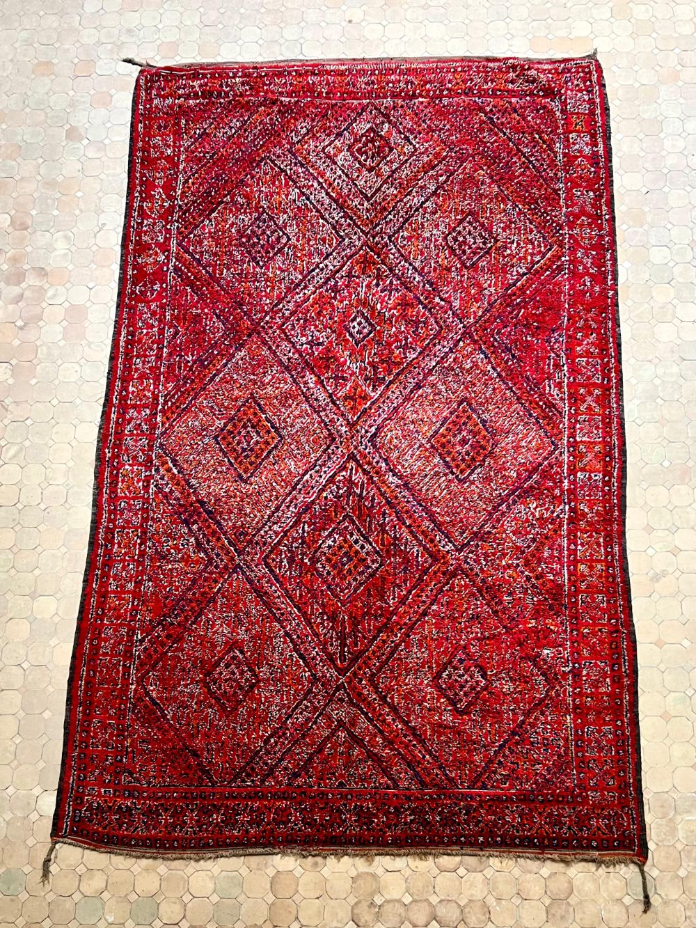 Moroccan Vintage Zayane Rug 370x215cm