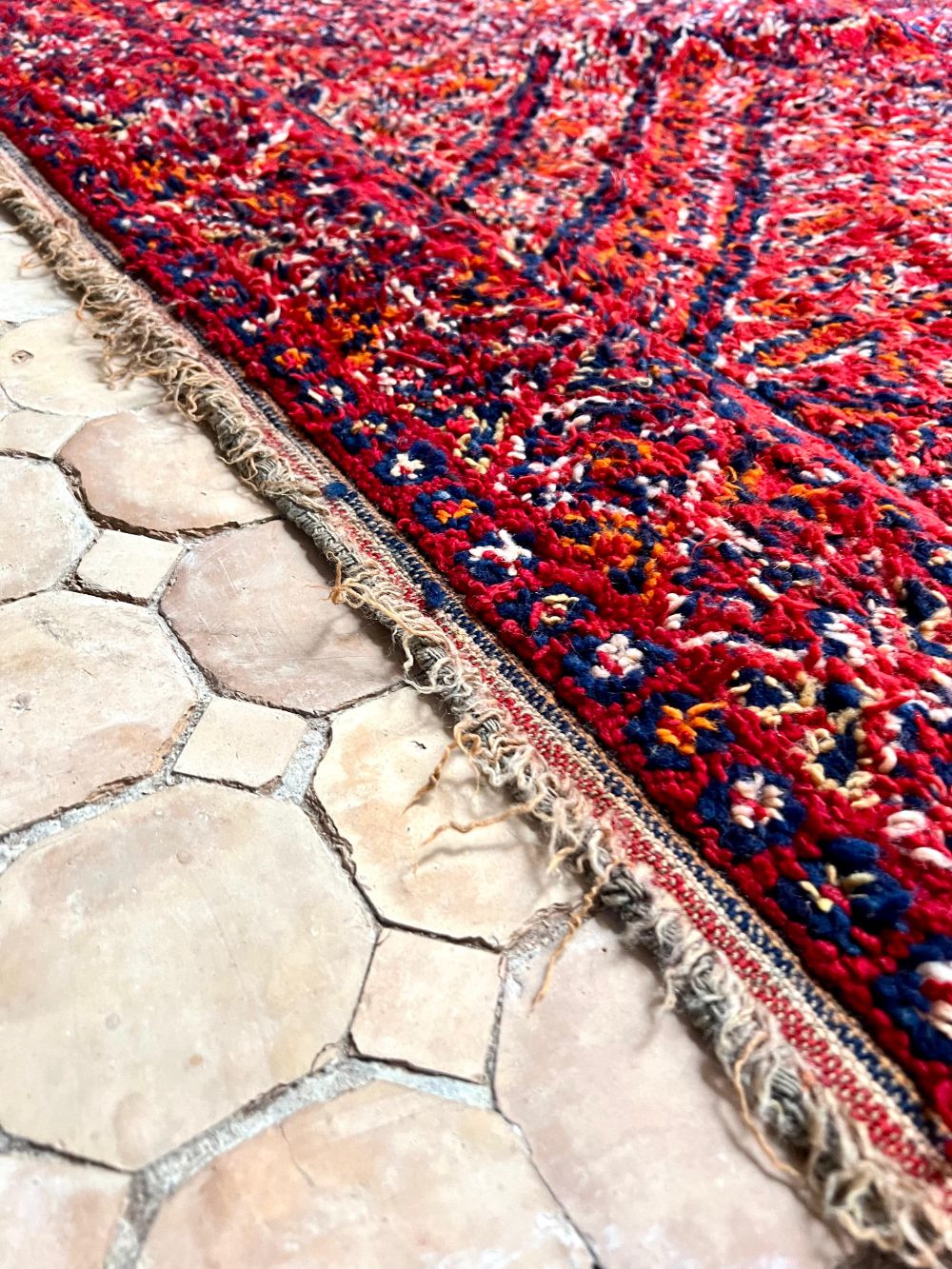 Marokkolainen vintage Zayane matto 370x215cm