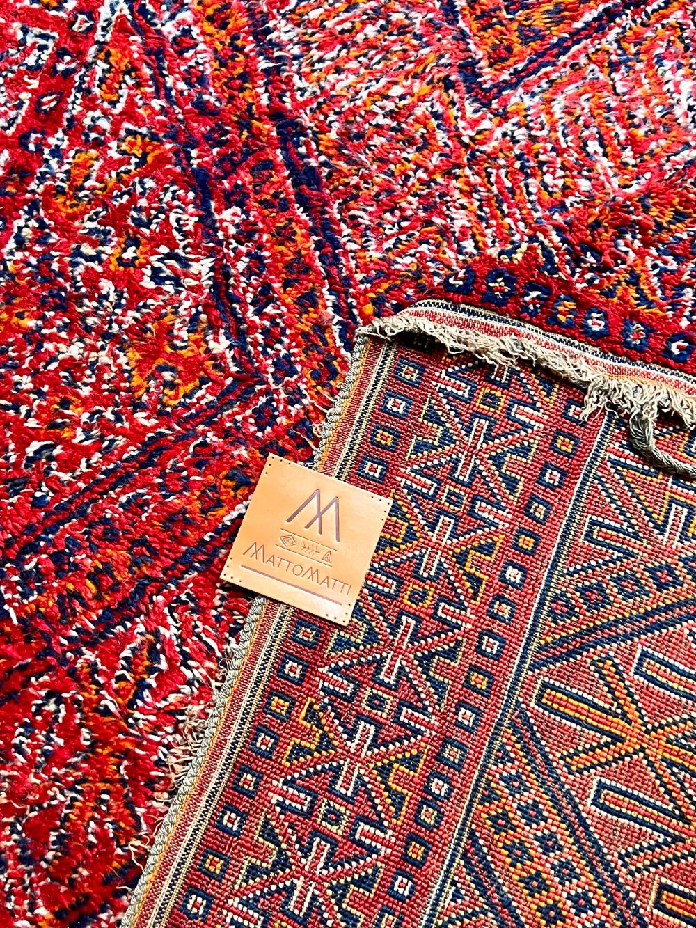 Marokkolainen vintage Zayane matto 370x215cm