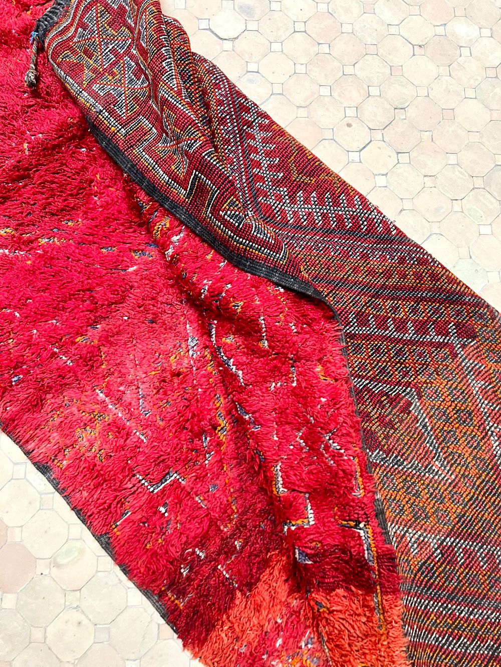 Marokkolainen vintage Zayane matto 335x215cm