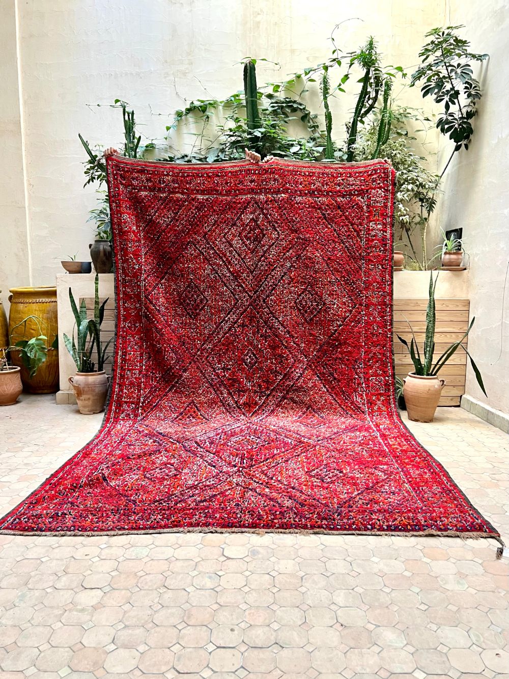 Moroccan Vintage Zayane Rug 370x215cm