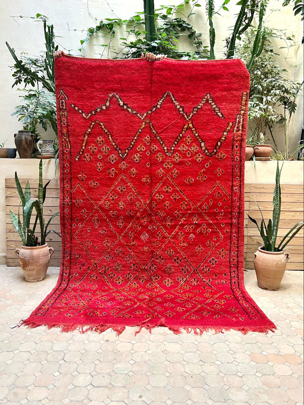 Moroccan Vintage Boujaad Rug 265x165cm