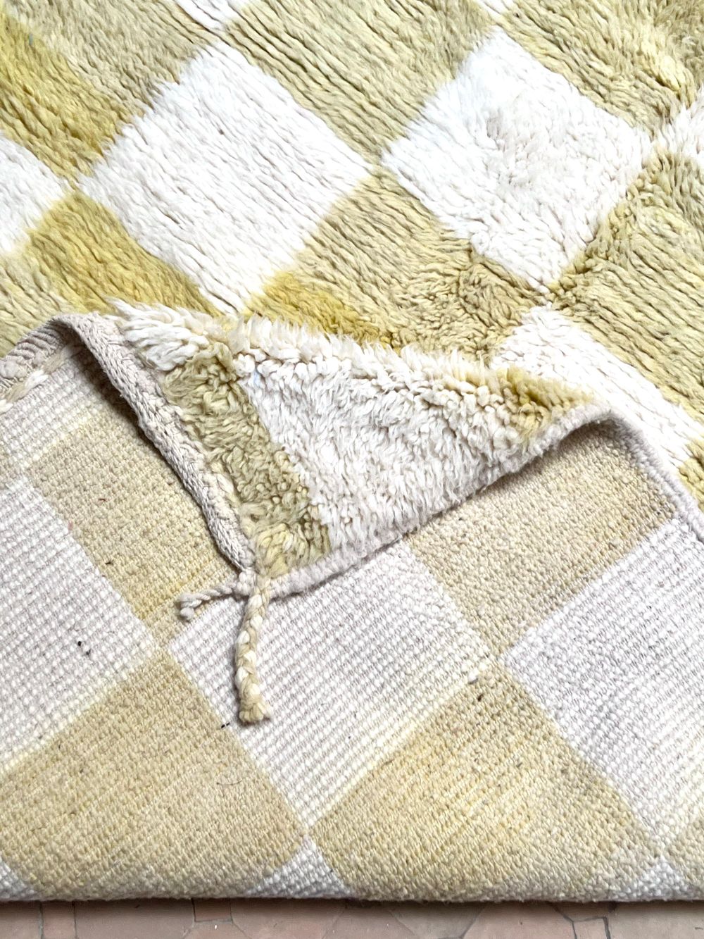 Moroccan Checkered Rug 230x140cm