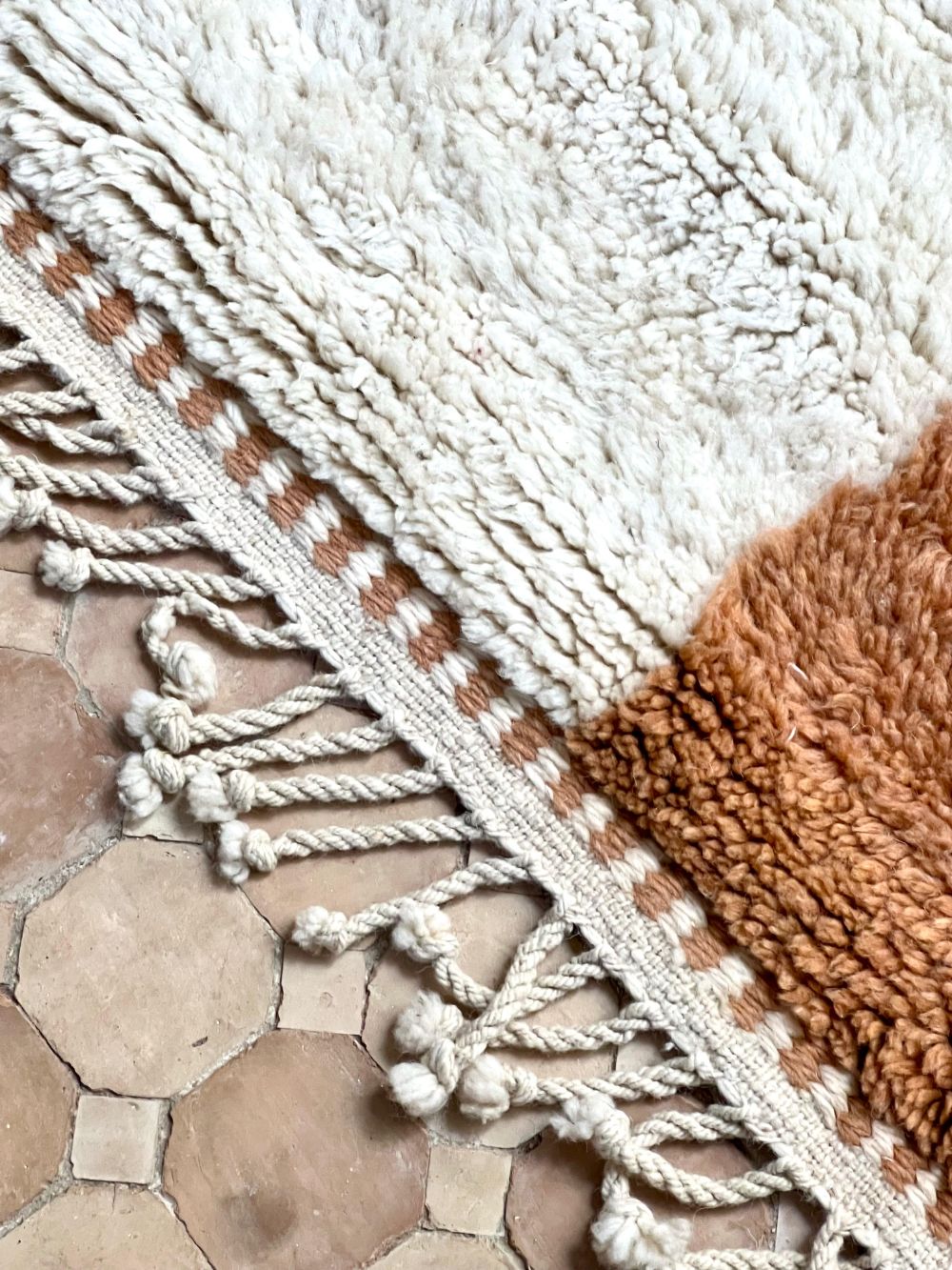 Moroccan Checkered Rug 305x260cm