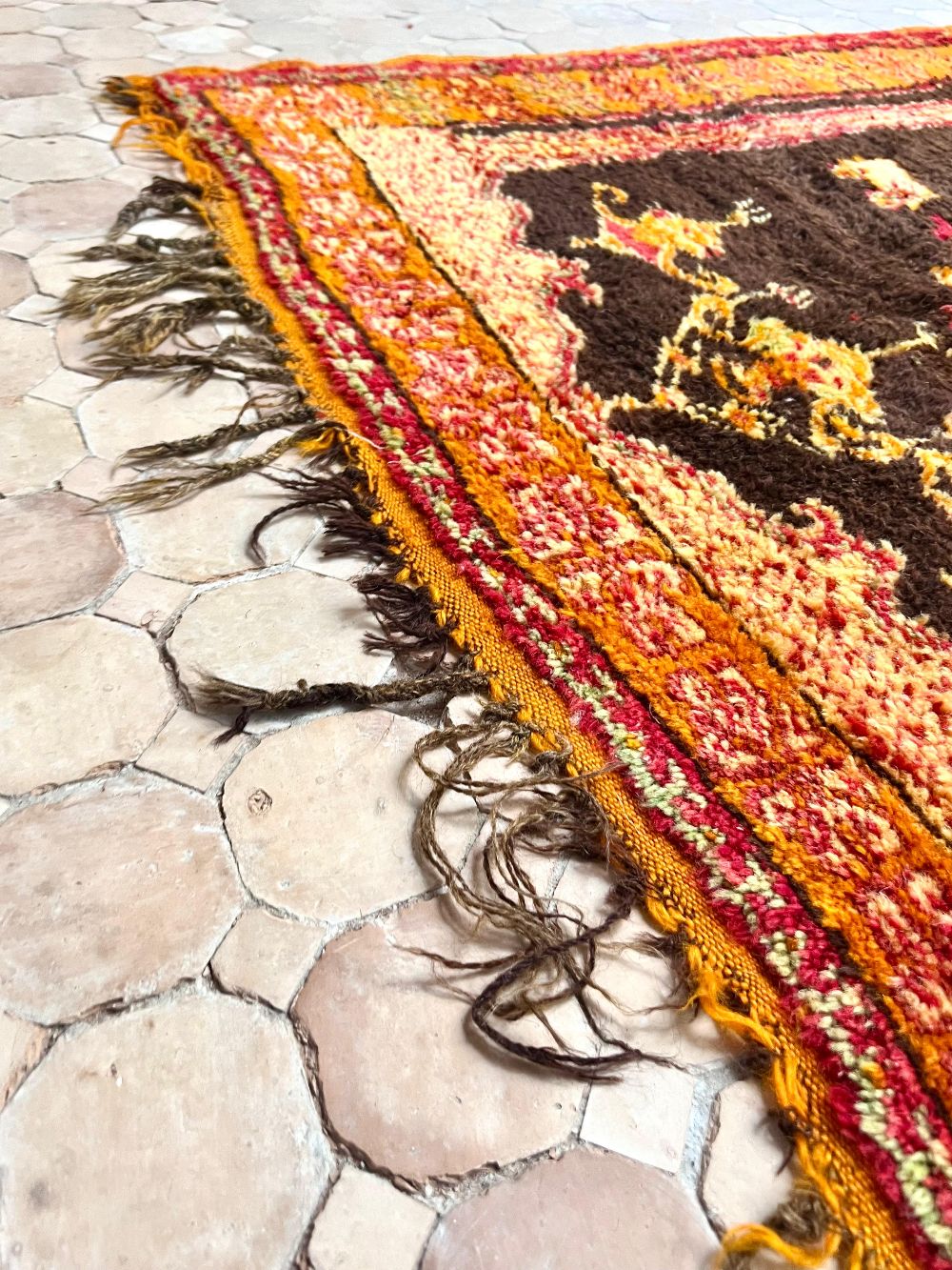 Moroccan Vintage Taznakht Rug 320x135cm