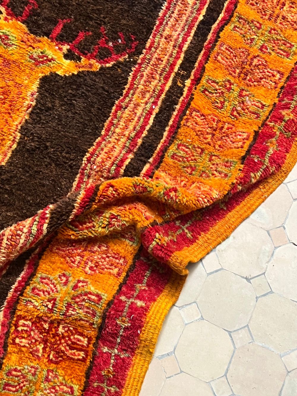 Moroccan Vintage Taznakht Rug 320x135cm