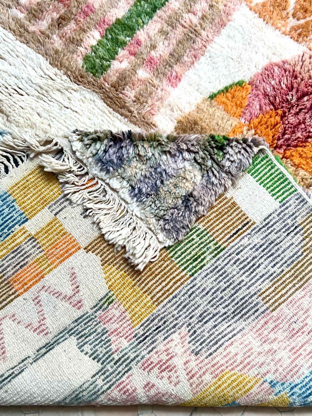 Reserved Katriina : Moroccan Saghira Rug 235x170cm