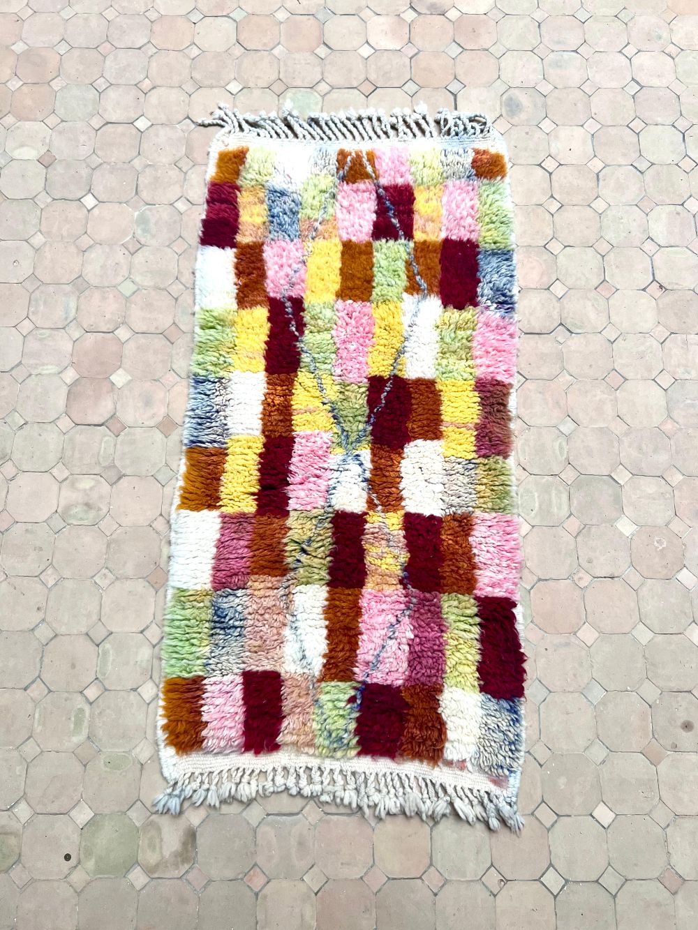 Moroccan Azilal Rug 125x65cm