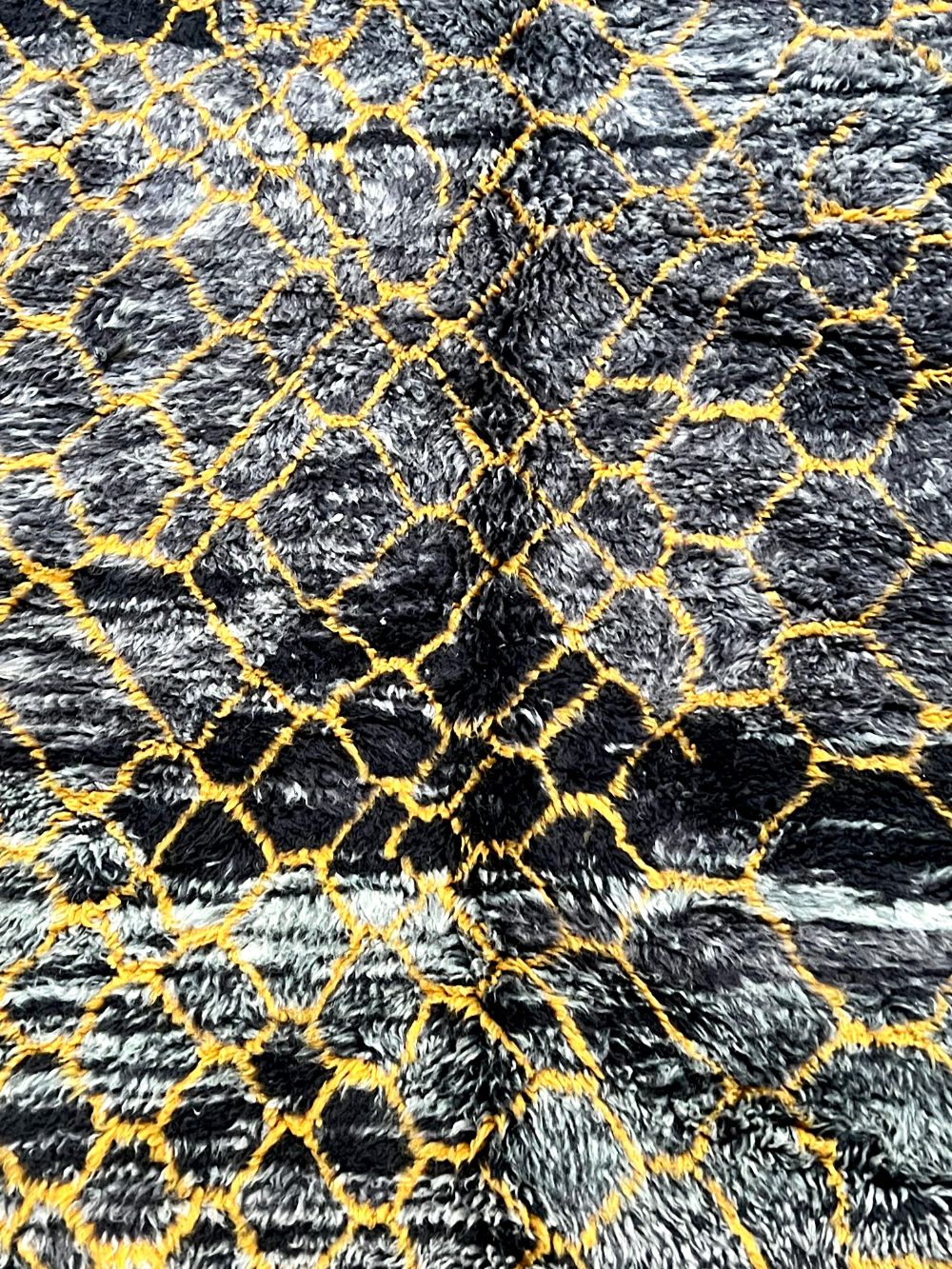 Moroccan Black Panther Rug 230x175cm