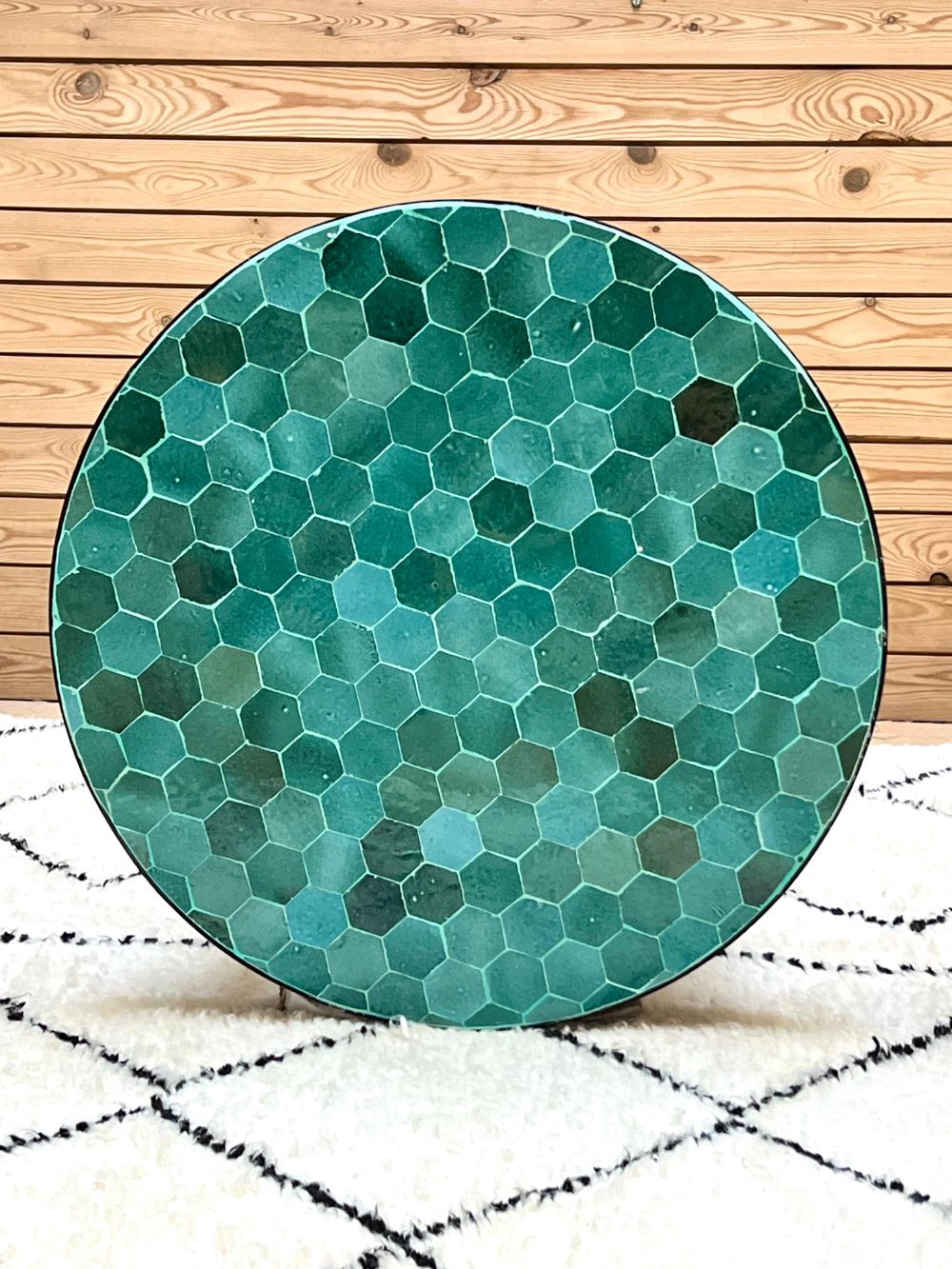 Zellige Round Coffee Table 60cm