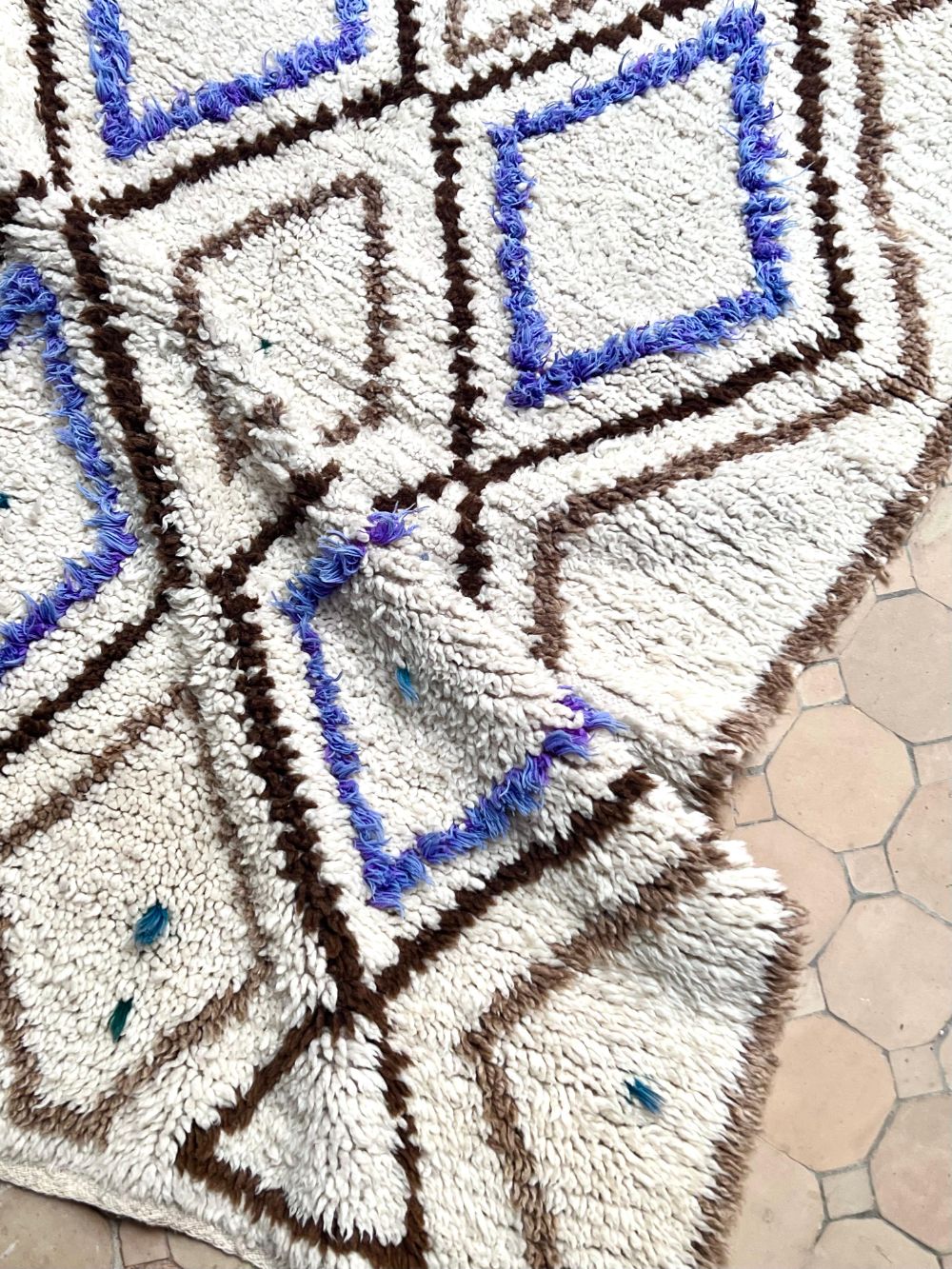 Moroccan Vintage Azilal Runner Rug 240x100cm