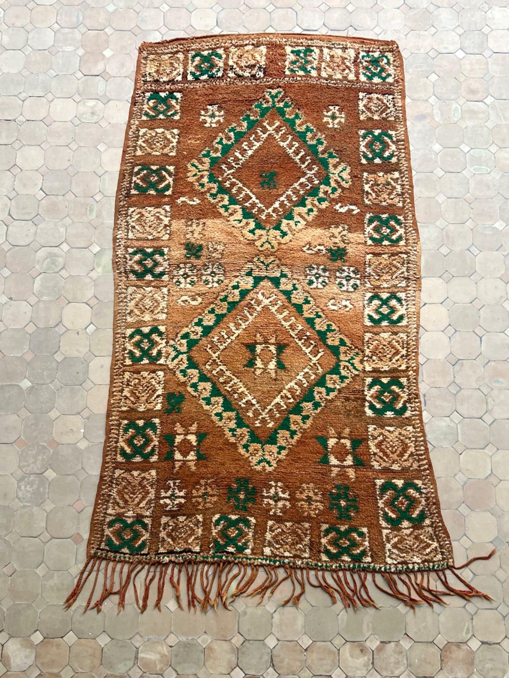 Moroccan Vintage Boujaad Rug 190x100cm
