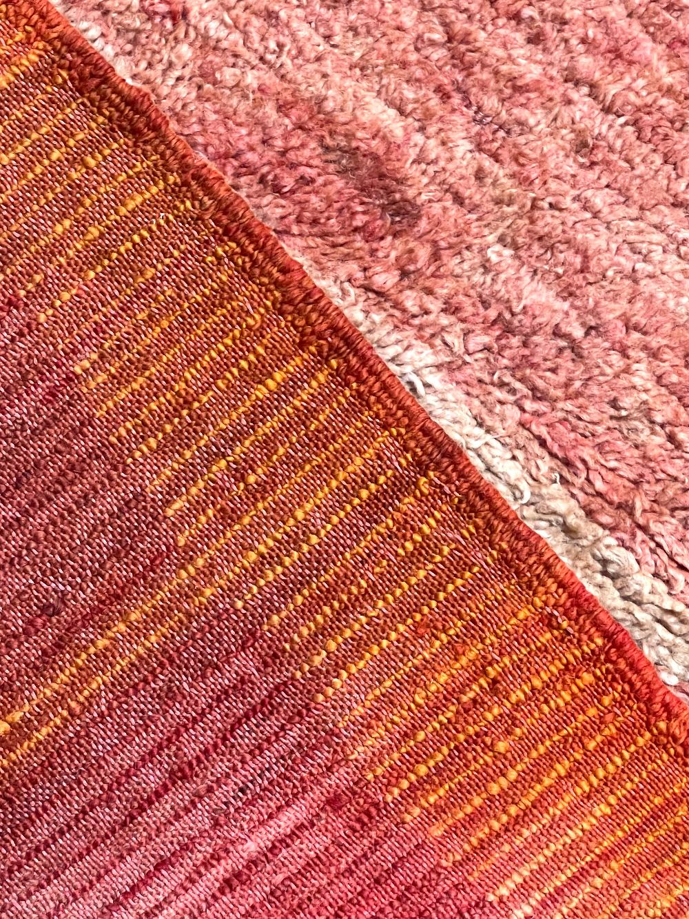 Moroccan Vintage Boujaad runner Rug 255x100cm