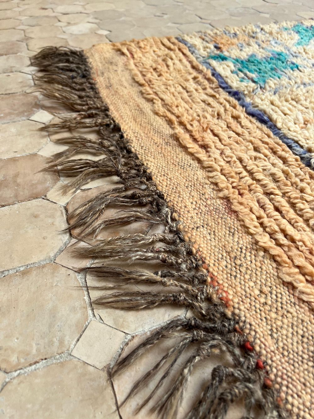 Marokkolainen vintage Boujaad käytävämatto 305x110cm