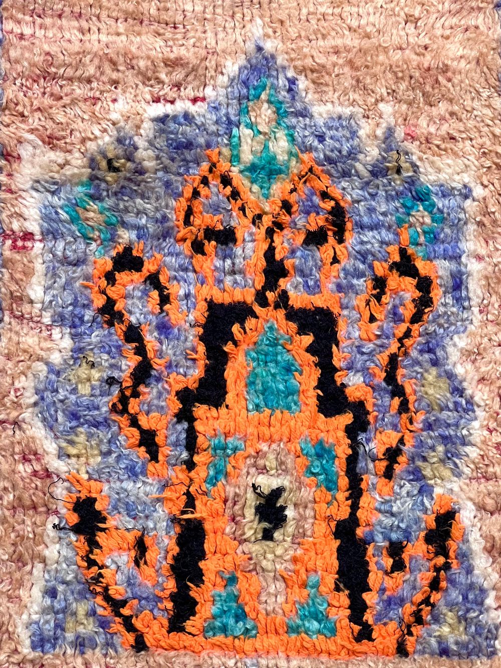 Marokkolainen vintage Boujaad käytävämatto 305x110cm