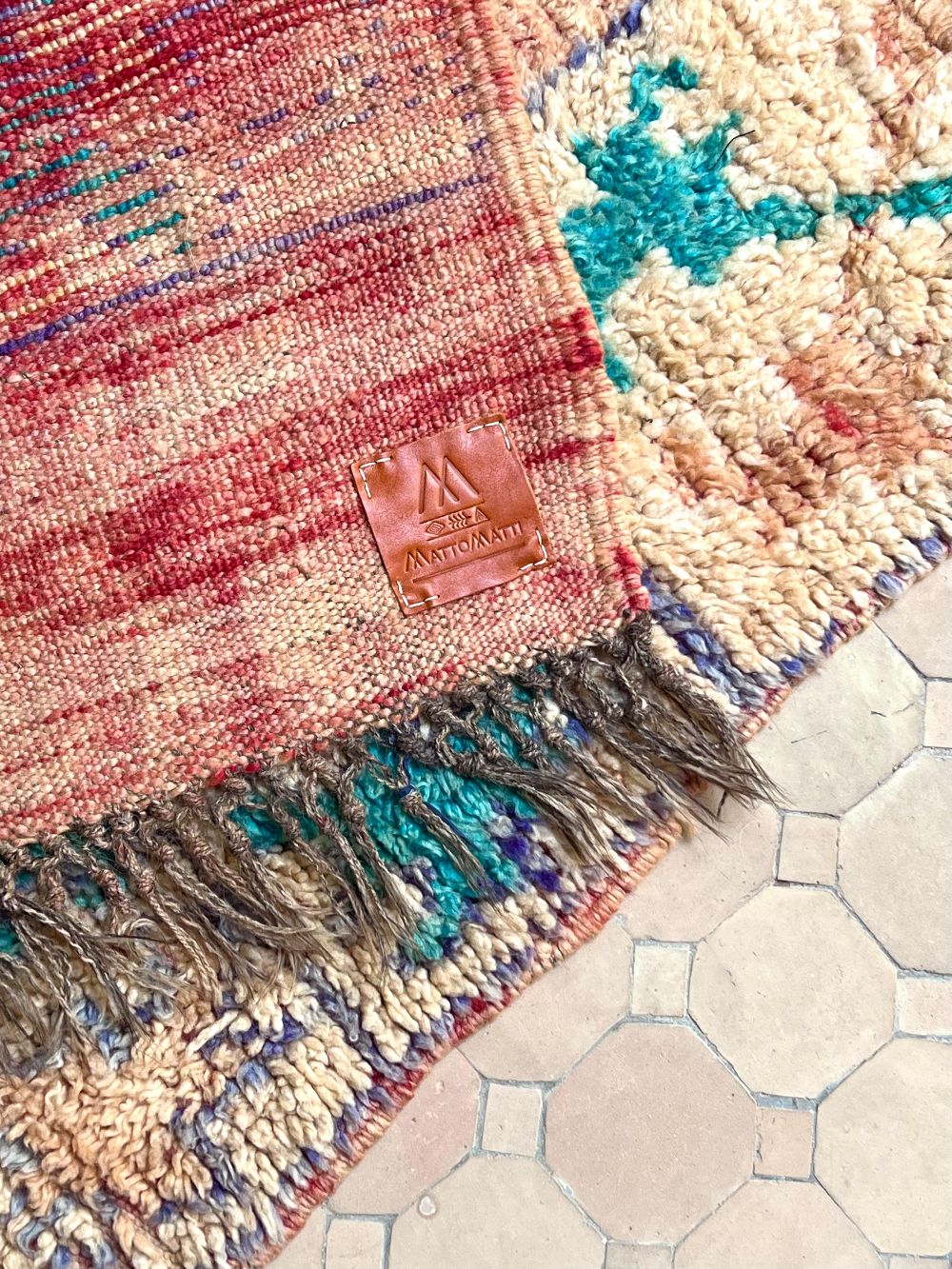 Marokkolainen vintage Boujaad käytävämatto 305x110cm