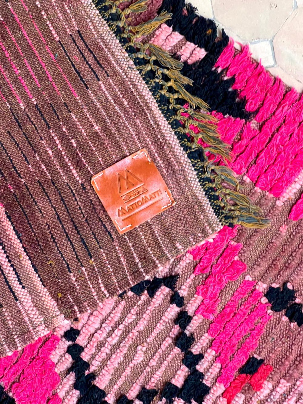 Marokkolainen vintage Azilal-matto 235x75cm