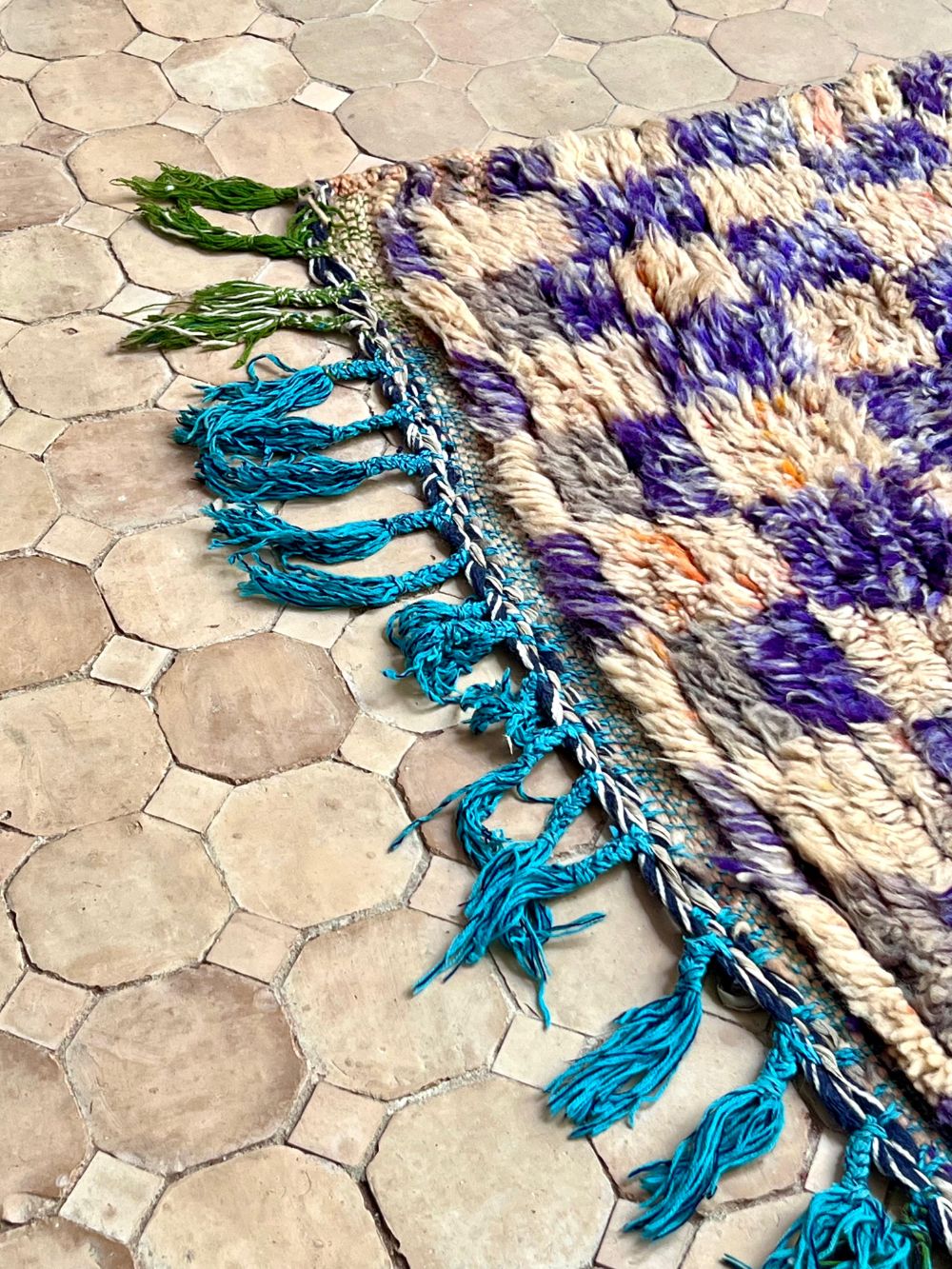 Marokkolainen vintage Boujaad käytävämatto 235x100cm