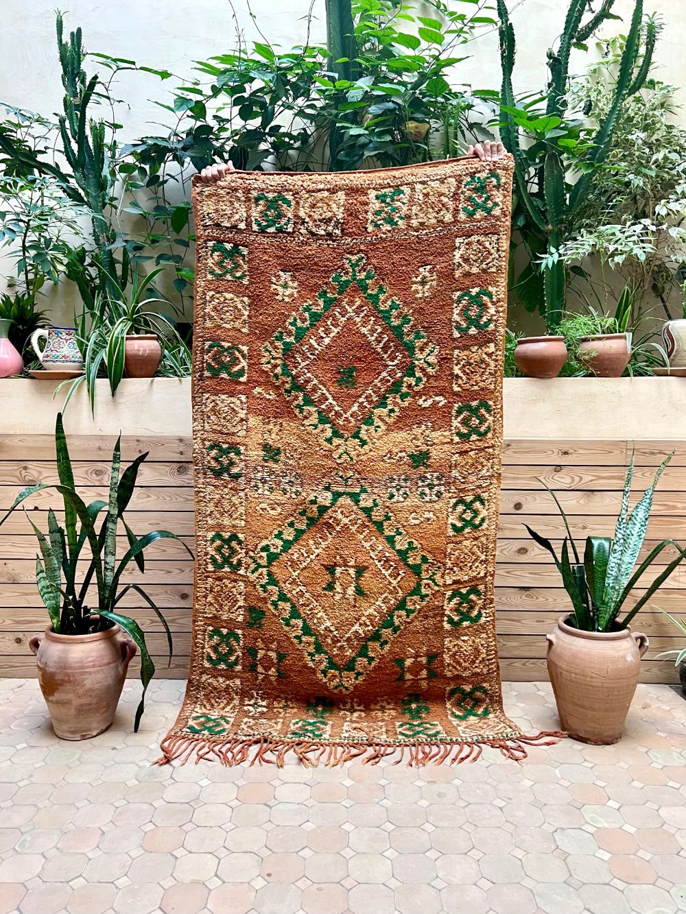 Moroccan Vintage Boujaad Rug 190x100cm