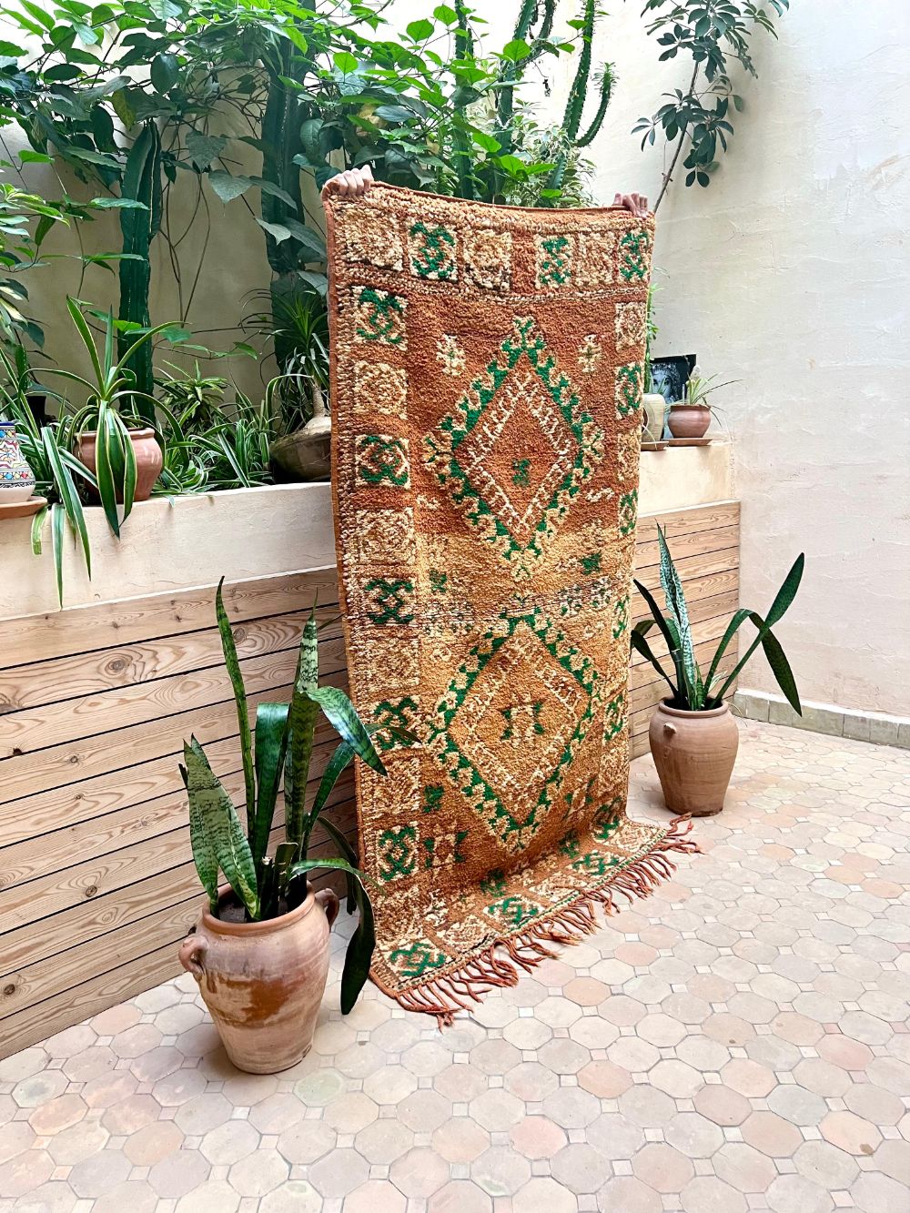 Moroccan Vintage Boujaad Rug 190x100cm