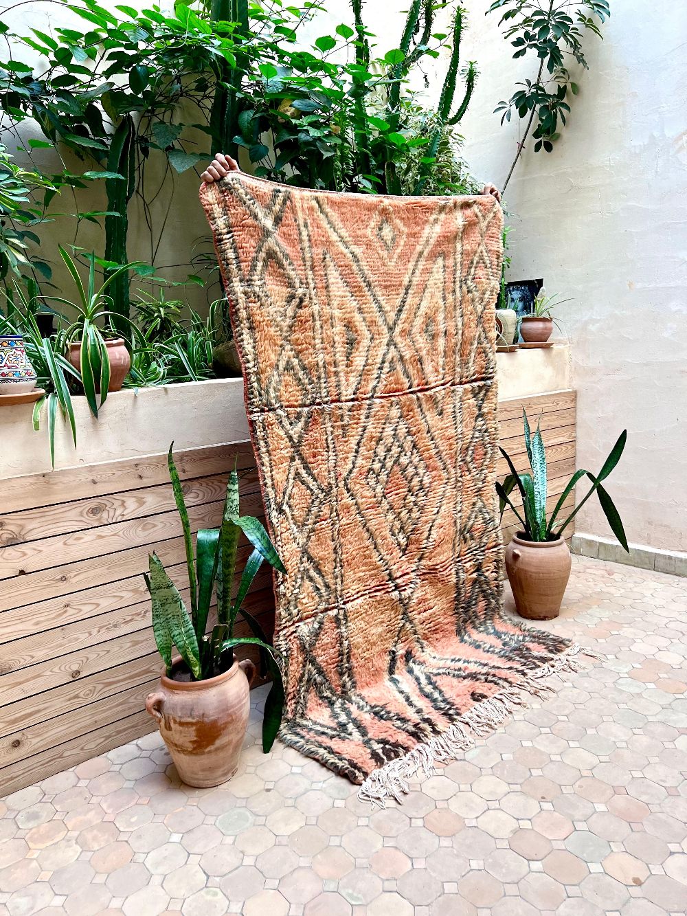 Moroccan Vintage Boujaad Rug 200x120cm