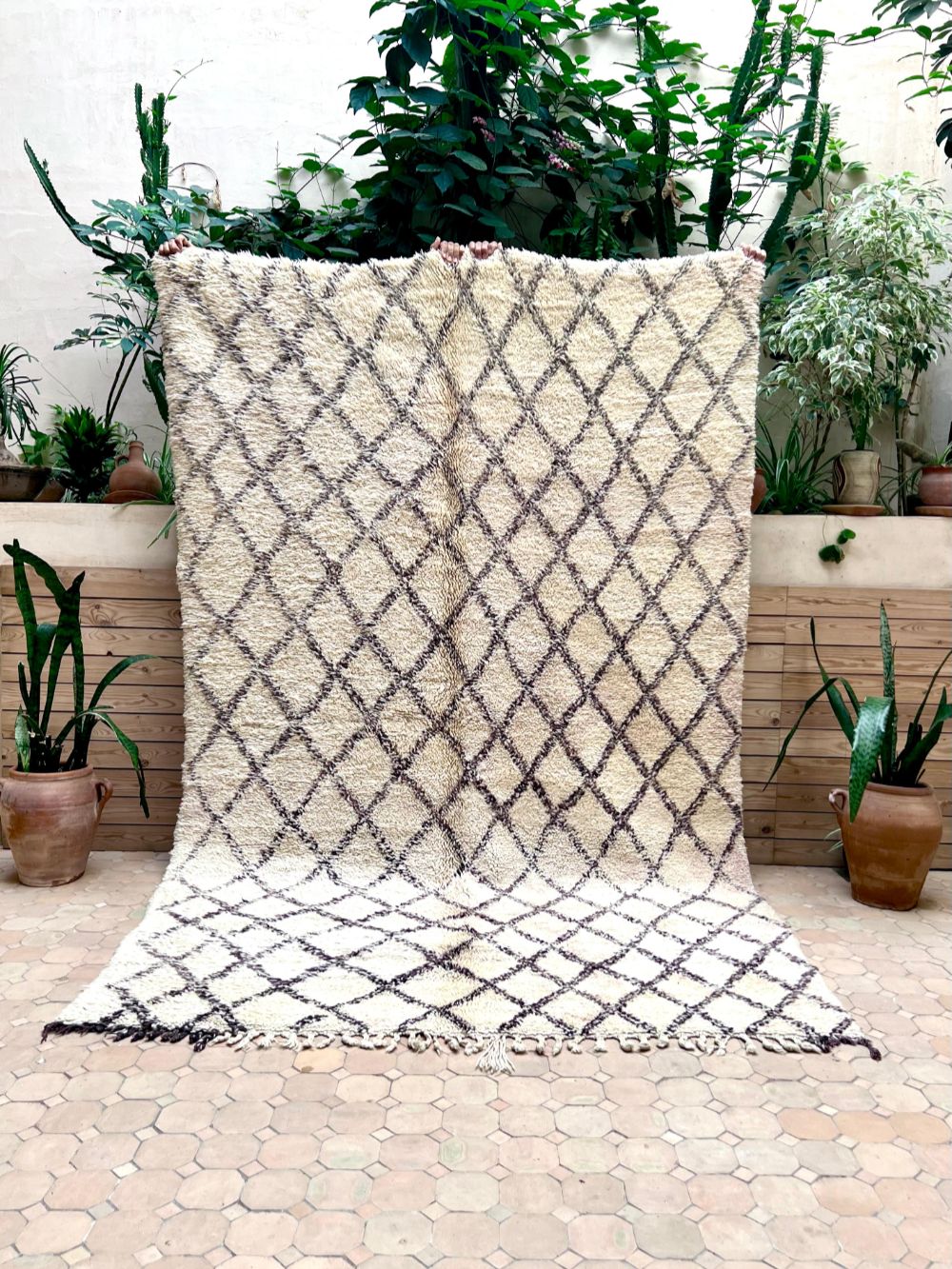 Marokkolainen vintage Beni Ouarain matto 270x175cm