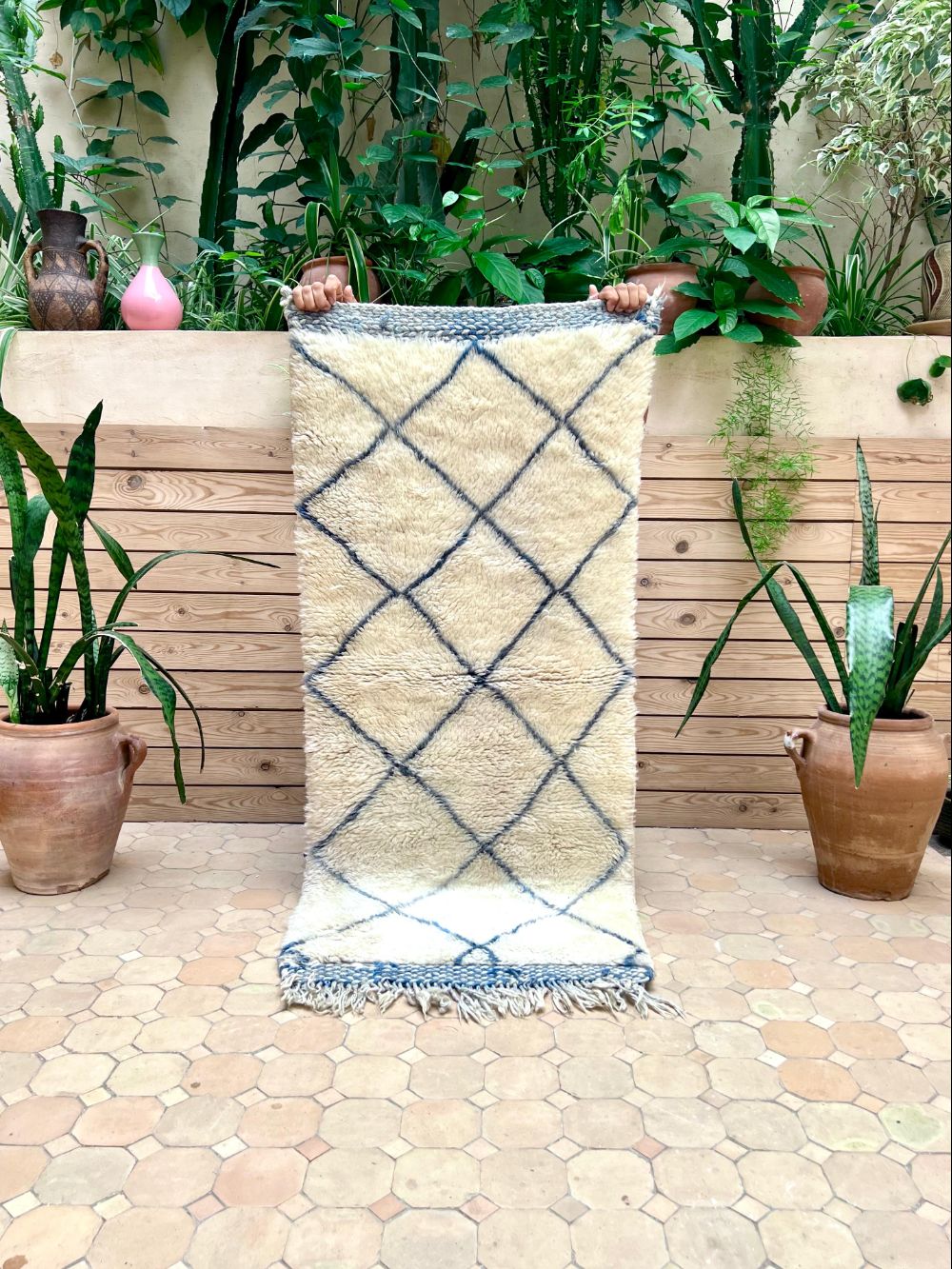 Marokkolainen Mrirt matto 140x60cm