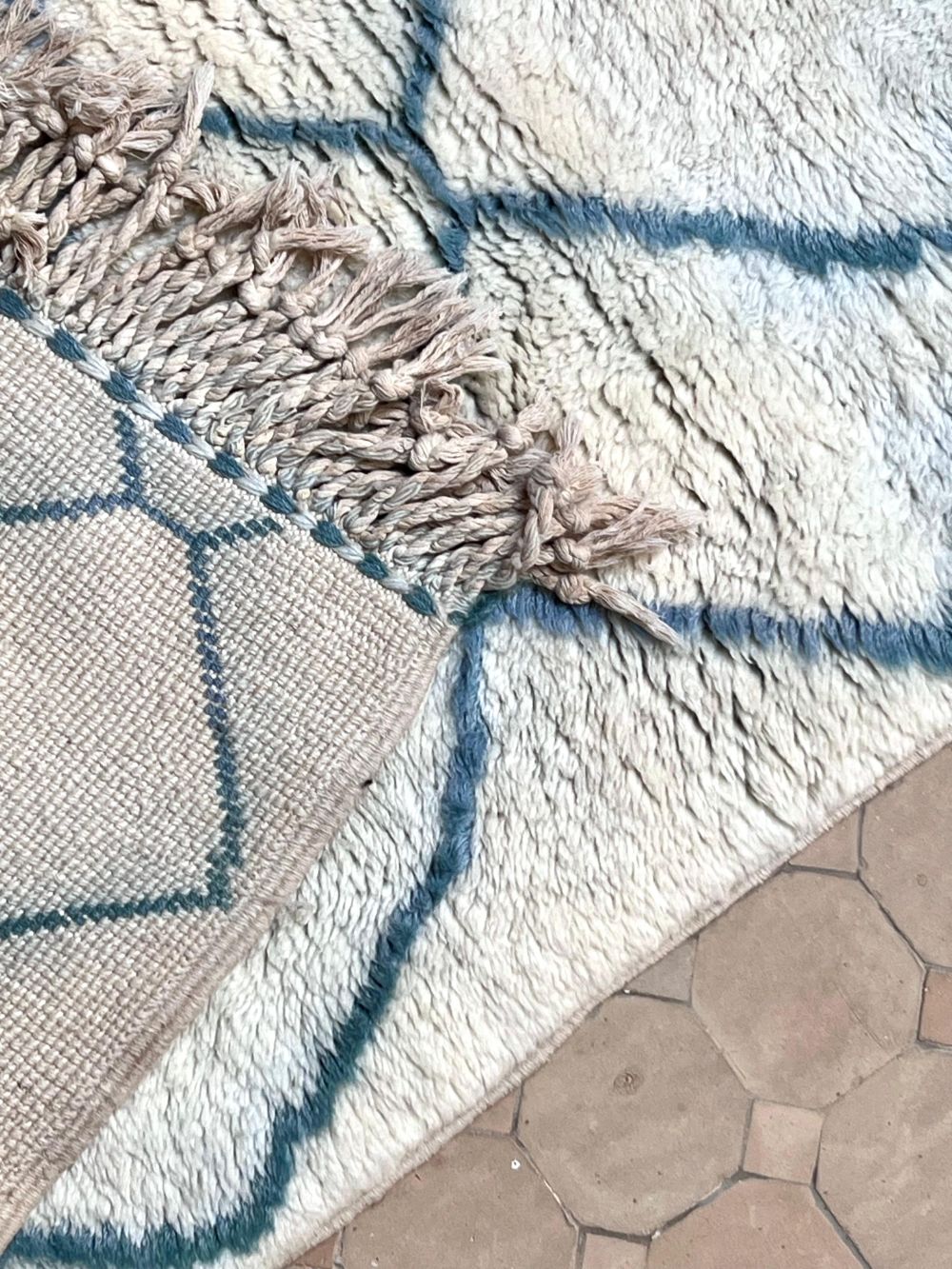 Marokkolainen Mrirt käytävämatto 300x70cm