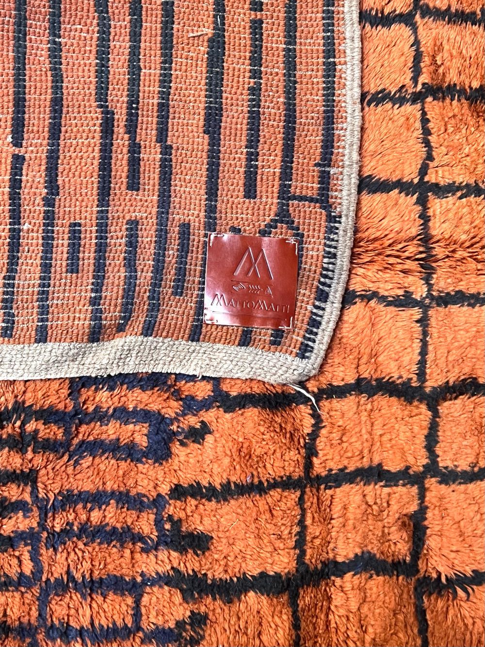 Marokkolainen Mrirt-matto 225x185cm