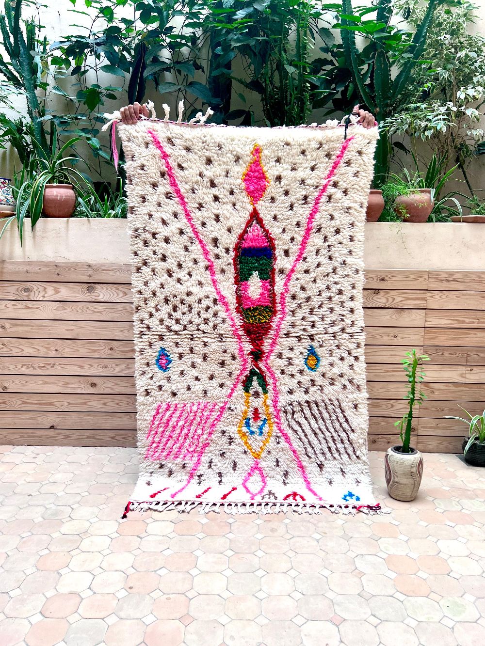 Marokkolainen Candy matto 155x95cm