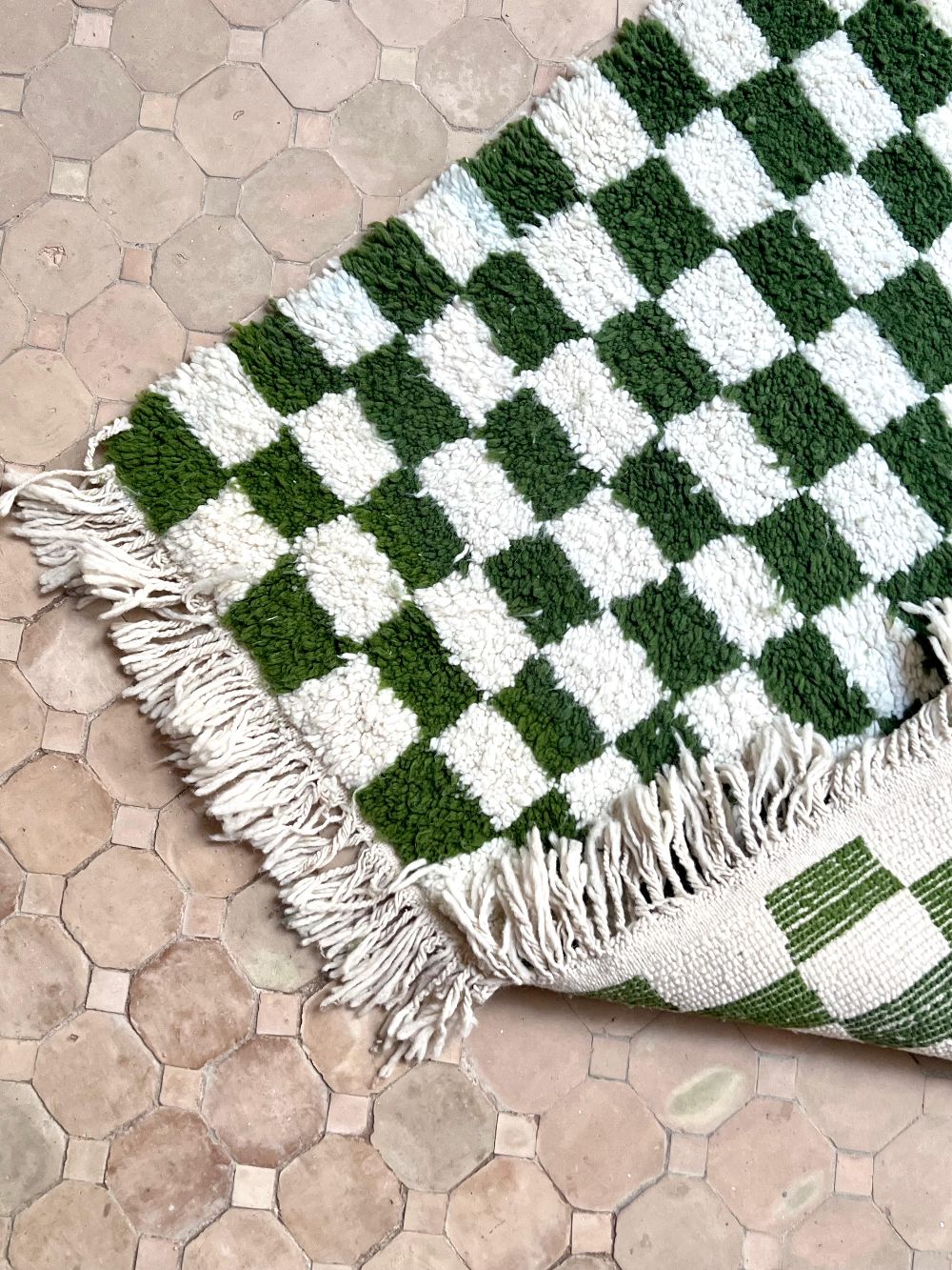 Marokkolainen ruudullinen matto 180x130cm