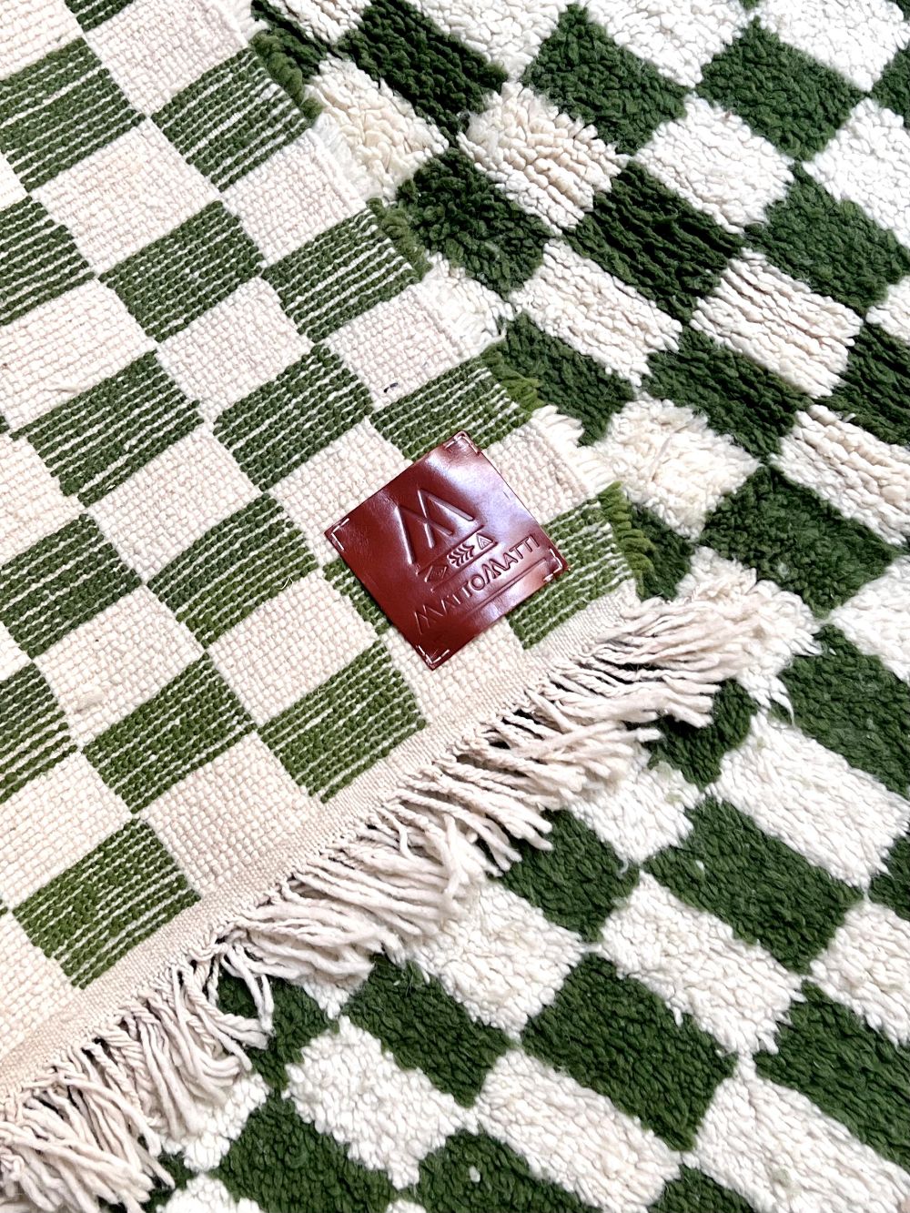 Marokkolainen ruudullinen matto 180x130cm