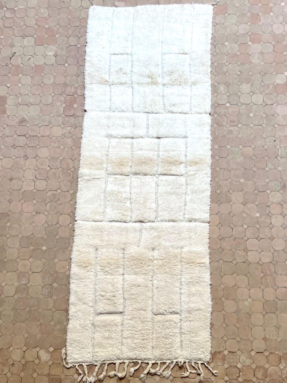 Moroccan Marmoucha runner Rug 310x105cm