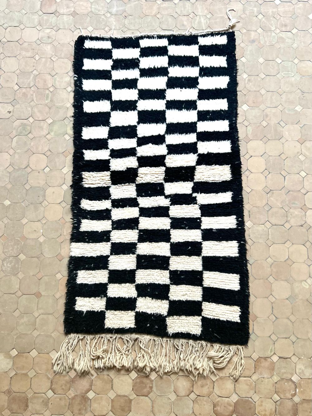 Marokkolainen ruudullinen matto 175x90cm