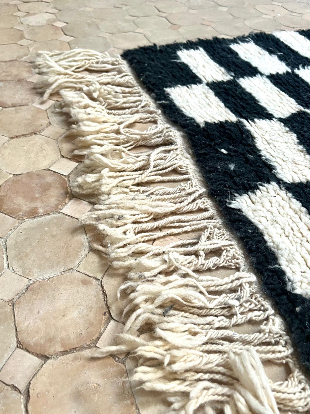 Marokkolainen ruudullinen matto 175x90cm