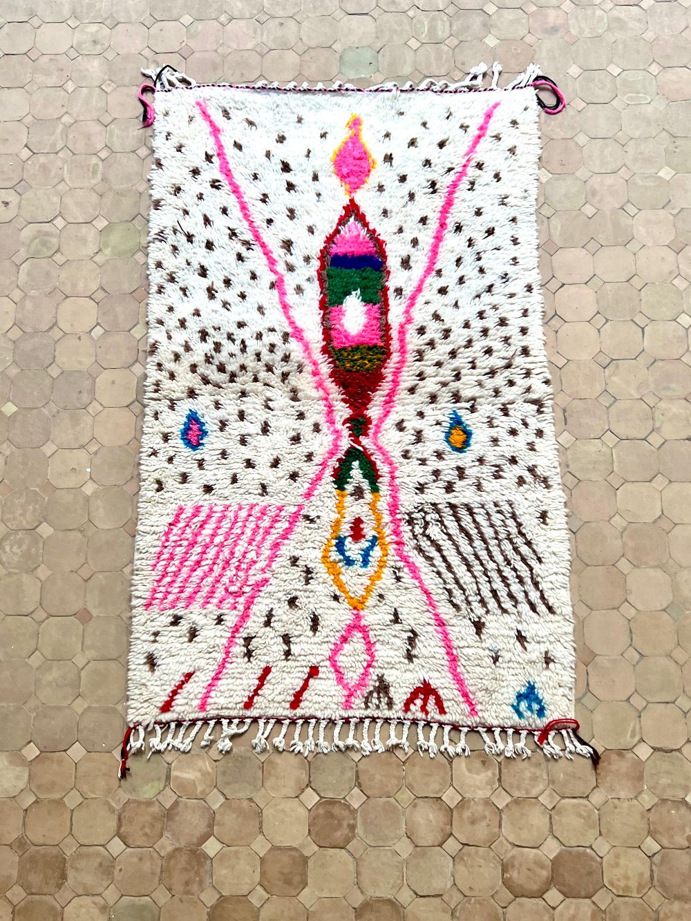 Marokkolainen Candy matto 155x95cm