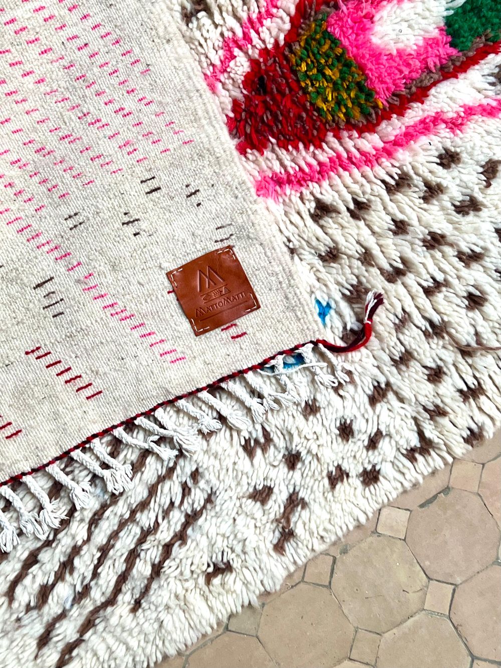 Marokkolainen Candy matto 155x95cm