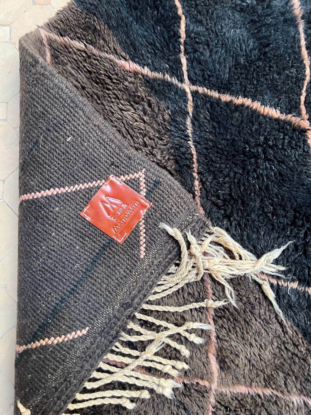 Marokkolainen Mrirt matto 110x85cm