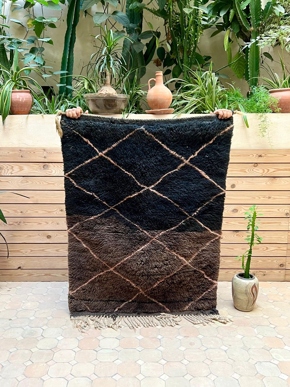 Marokkolainen Mrirt matto 110x85cm