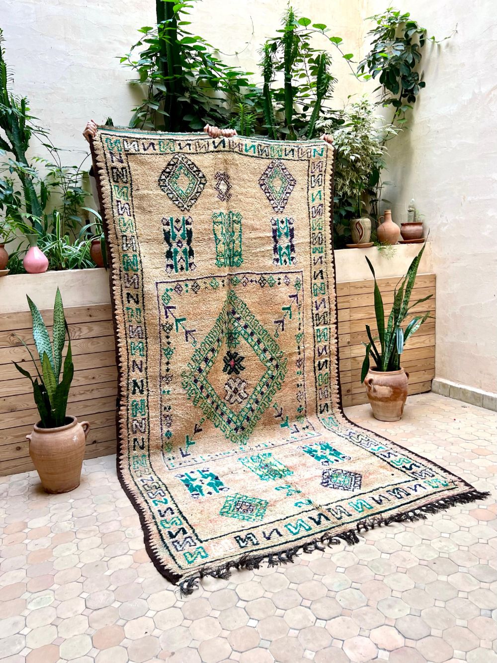 Marokkolainen vintage Boujaad matto 290x150cm