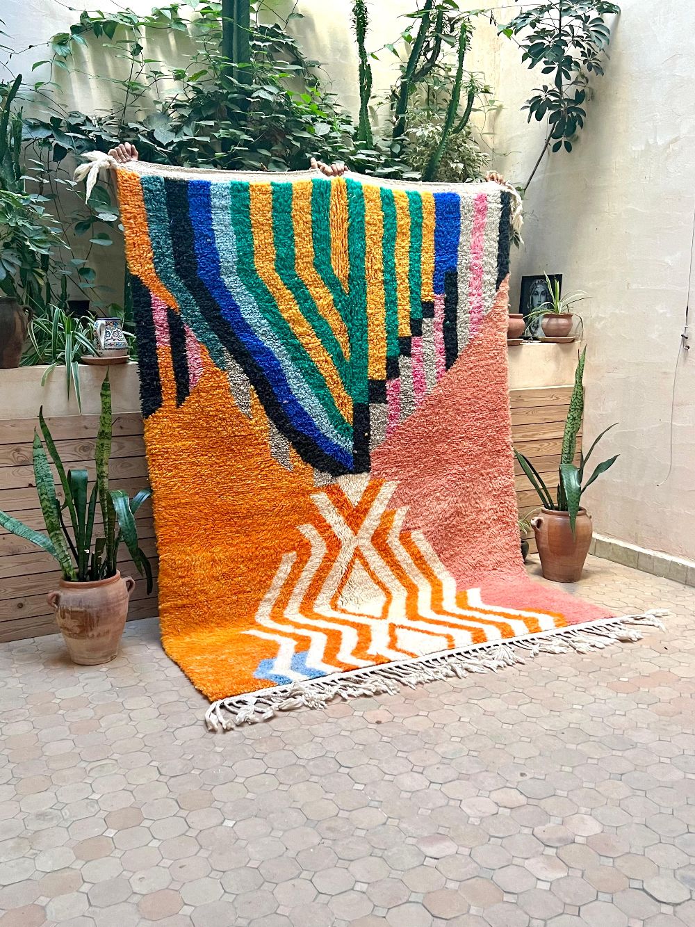 Marokkolainen Aurinko-matto 245x175cm