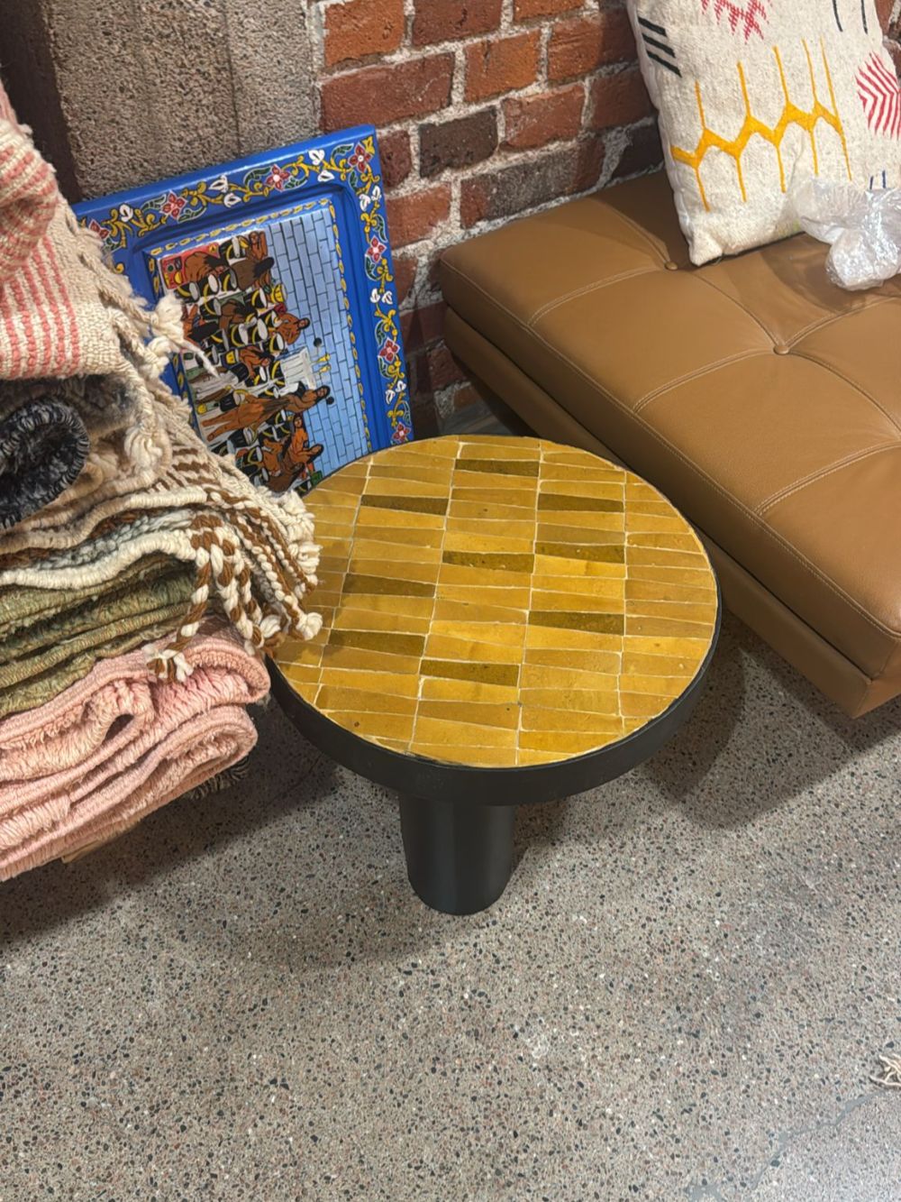 Zellige Round Coffee Table