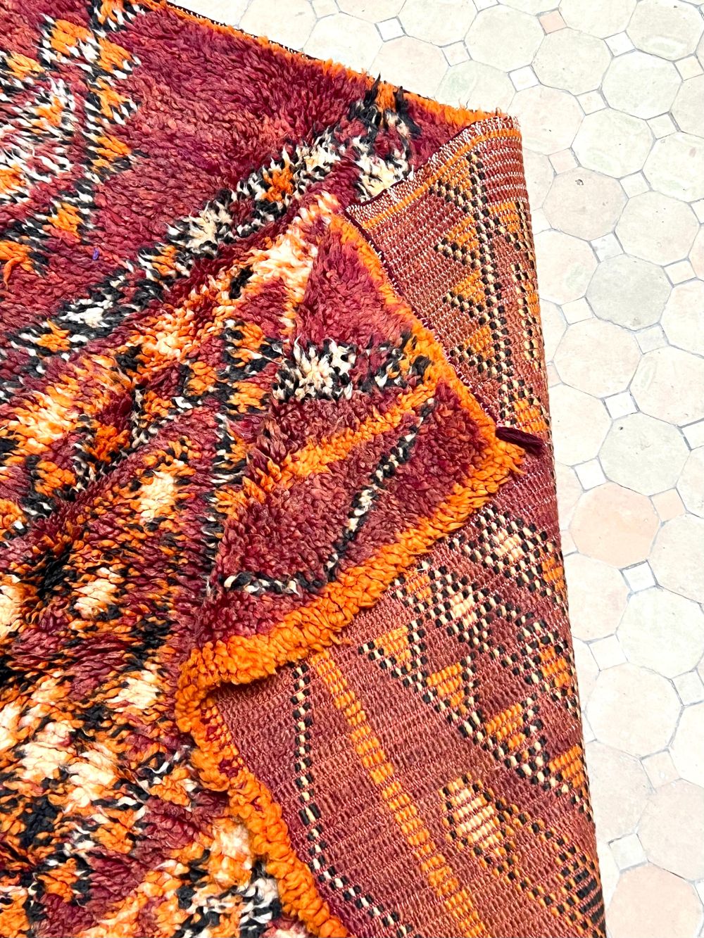 Marokkolainen vintage Beni M'Guild matto 340x205cm