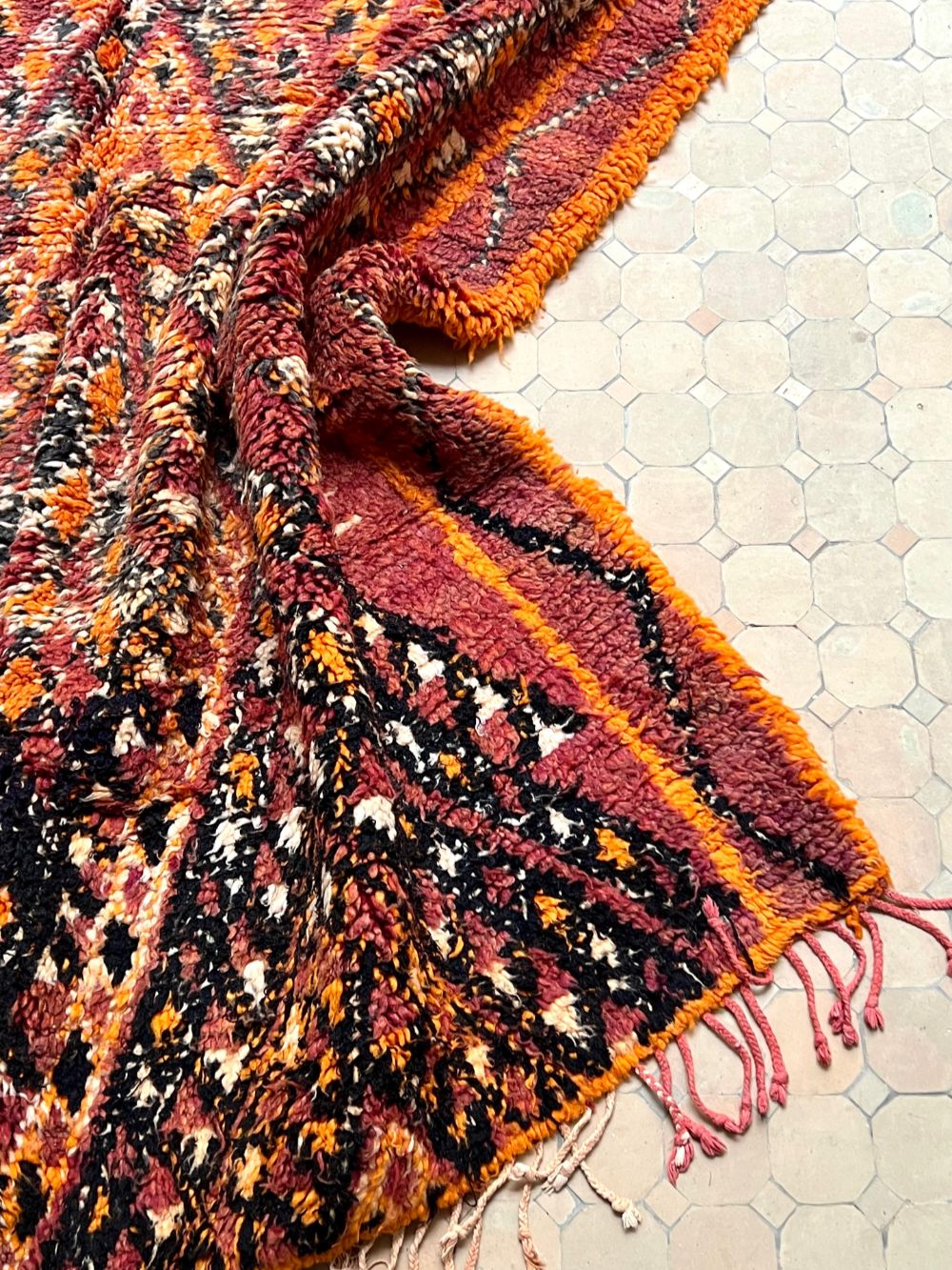 Marokkolainen vintage Beni M'Guild matto 340x205cm