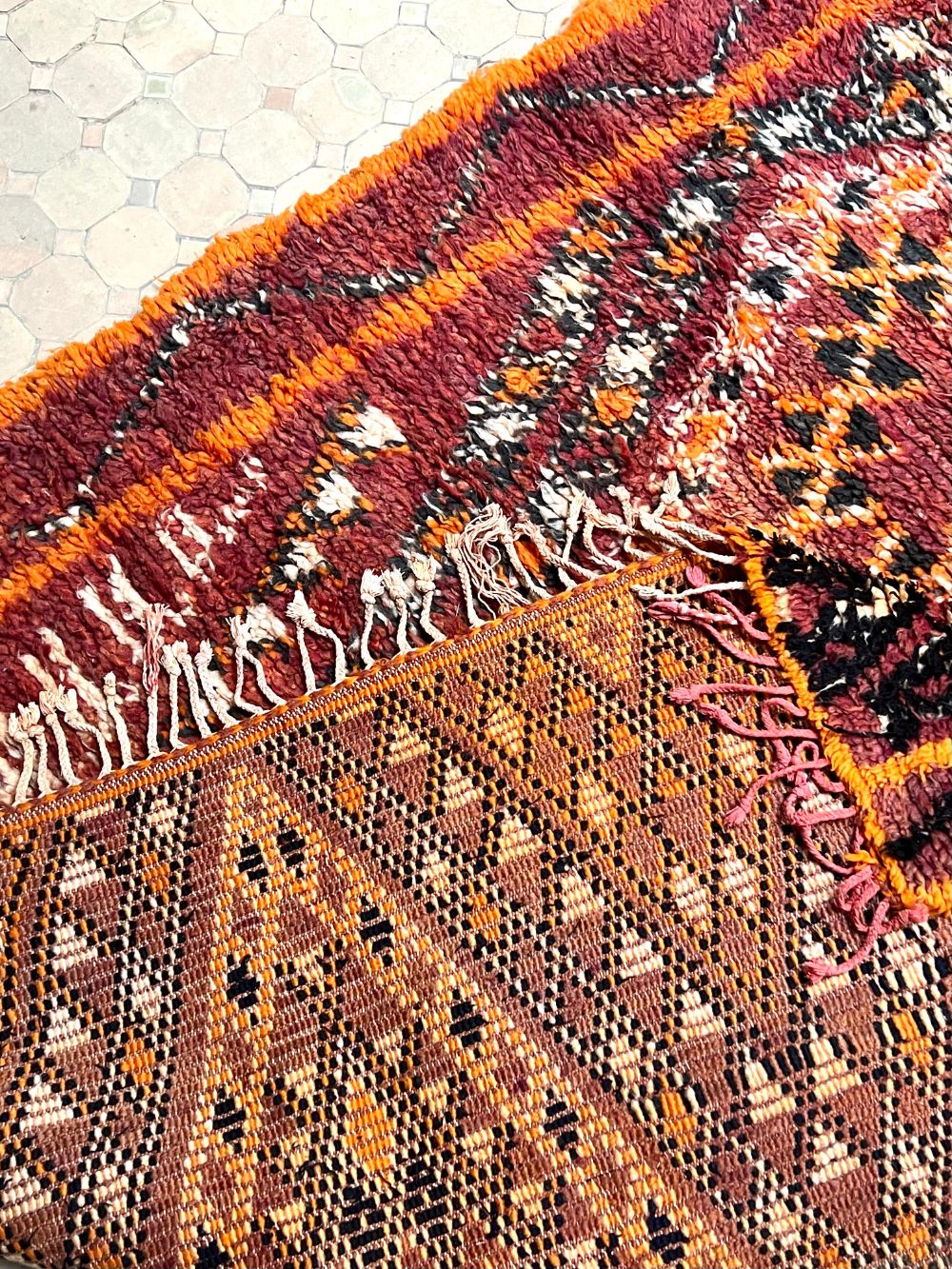 Marokkolainen vintage Beni M'Guild matto 340x205cm