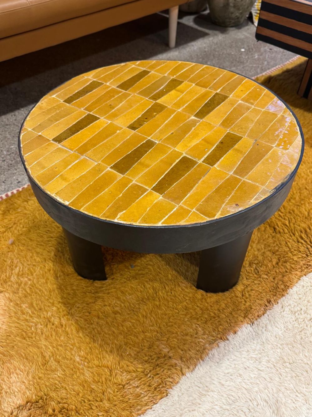 Zellige Round Coffee Table