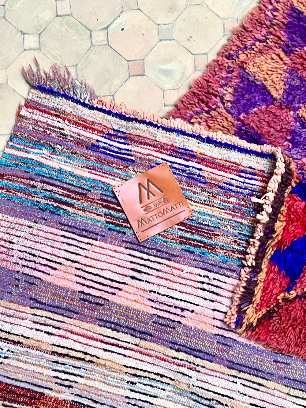 Moroccan Vintage Boujaad Runner Rug 290x90cm